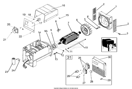 Part Location Diagram of 102296GS Briggs and Stratton Alternator
